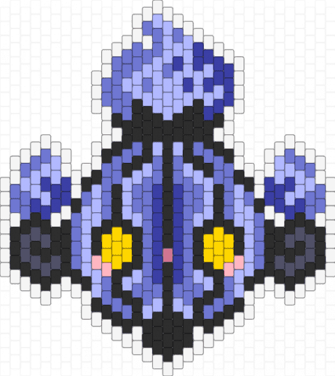 Chibi Chandelure - pink,blue,chandelure,pokemon,pkmn,ghost,small,chibi