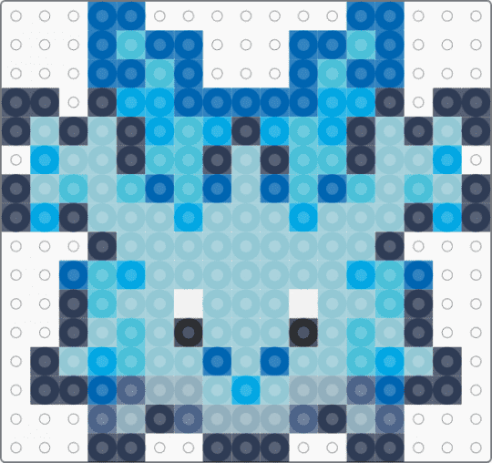 HGSS Shiny Corsola - light blue,hgss,heart gold,soul silver,corsola,shiny,pokemon,pkmn
