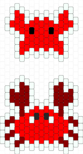 Crab Babiesss - crabs,charms,animal,creature,crustacean,white,red,crab,small,mini,ocean,sea