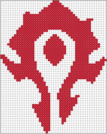the horde - gaming, horde, logo, red, video game, world of warcraft, wow