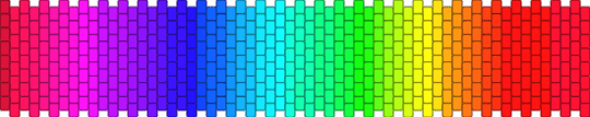 too many beads - gradient,rainbow,colorful,light blue,green,pink