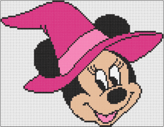 Halloween Minnie - pink,beige