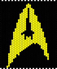 Star Trek - star trek,scifi,emblem,franchise,yellow,black