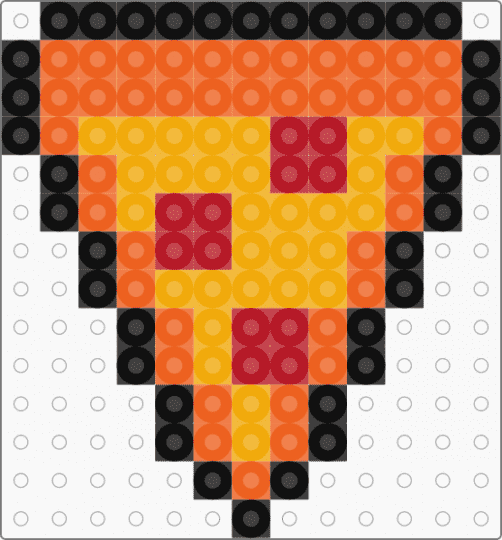 Pizza slice - orange