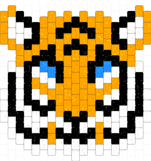 tiger | NOT MY PATTERN !! - tiger,head,charm,animal,cat,big cat,orange