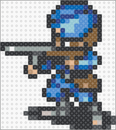 AW2 Blue Moon Infantry - infantry,advance wars,soldier,video game,gameboy,character,army,blue