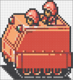 AW2 Orange Star APC - apc,tank,advance wars,soldier,video game,gameboy,character,army,red,orange