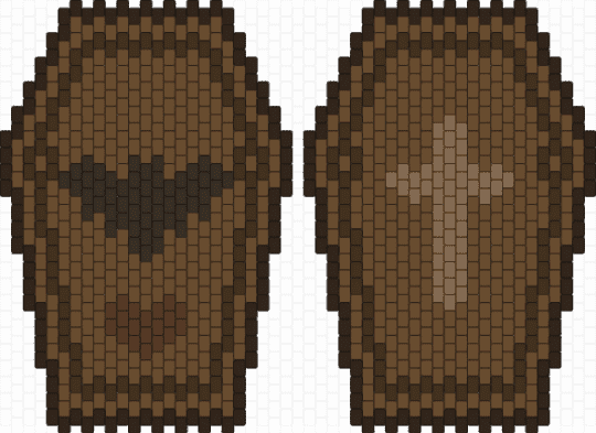 coffin bag recolor - brown,coffin,spooky,bag,halloween,vampire