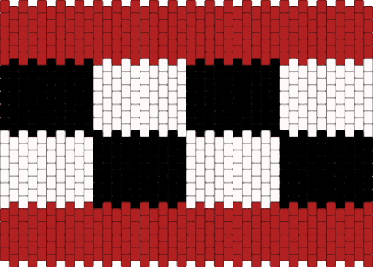 Fnaf bag panel - white,red,fnaf,bag