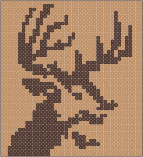 deer final - tan,brown