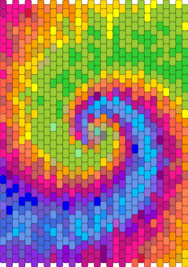 Wave - red,green,light blue,blue,colorful