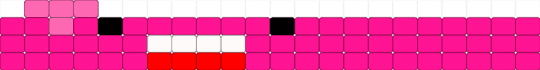 Pink Domo w/ A Bow - pink