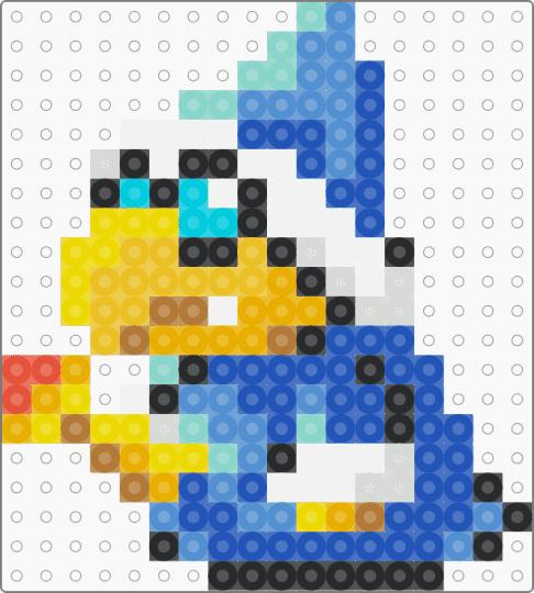 Kamek (Magikoopa) - light blue,blue,yellow,mario,super mario,kamek,wizard,nintendo,magikoopa