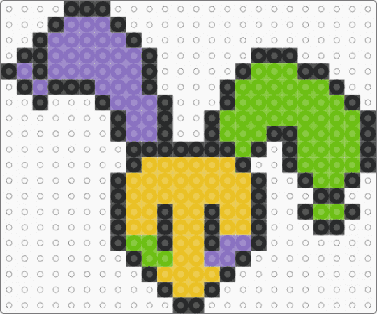 Looey - green,yellow,dandys world,looey