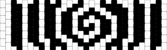 Spiraly cuff - black, white