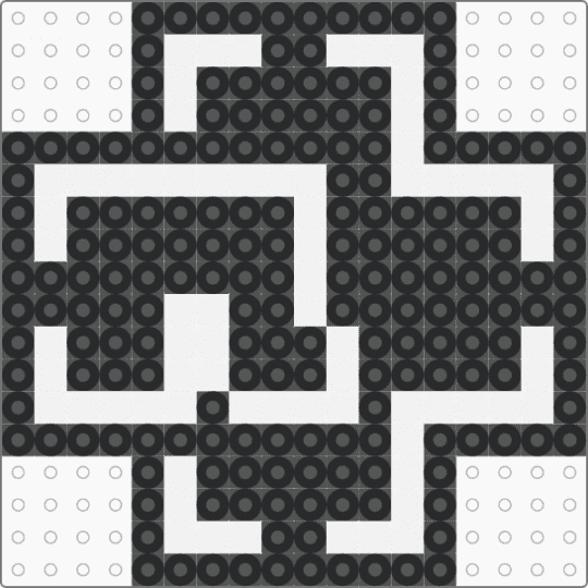 Rammstein - black,white,rammstein,metal,industrial metal,fuse beads,ramm,deutsch,german,music