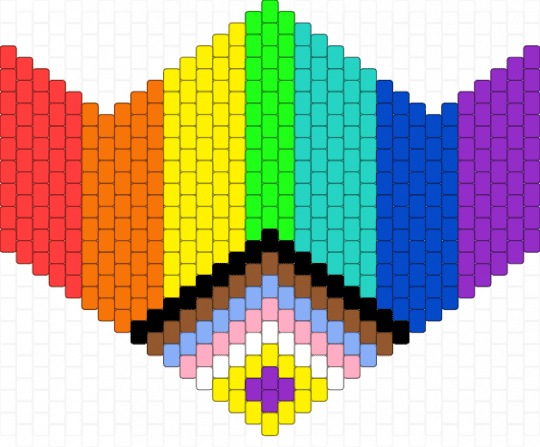Progress pride mask 2 - yellow,red,blue,colorful,pride,progress,mask,rainbow
