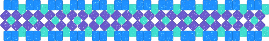Purple, blue, and teal mini rotator (p1) - light blue,blue