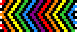 rainbow point cuff - stripes,rainbow,cuff,vibrant,joy,spectrum,point,addition