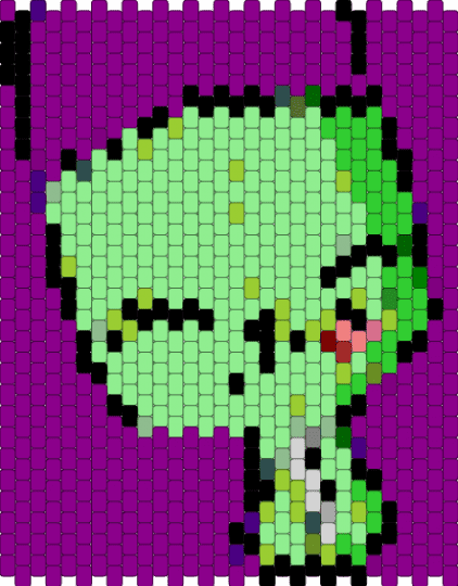 Doom doom doom - pink,green,teal