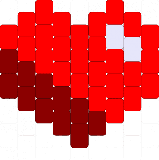 heart charm - red,heart