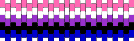 GenderFluid Cuff - genderfluid,pride,cuff,gradient,self-expression,celebration,pink,purple