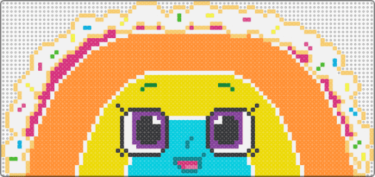 Rainbow Bite Shopkin - orange, yellow