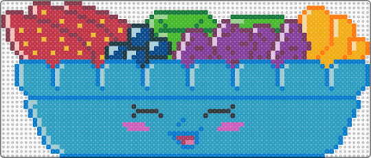 Fifi Fruit Tart Shopkin - blue,light blue,pink