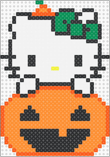 Pumpkin Kitty!! - cat,sanrio,holiday,spooky,animal,halloween,orange,hello kitty,pumpkin