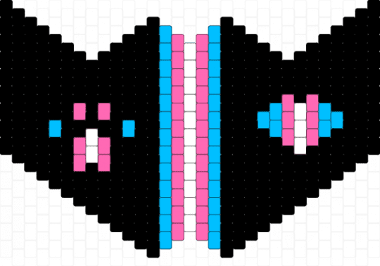 Trans mask - black,light blue,pink,pride,trans,transgender