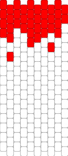 Small bloody tampon - period, tampon, white