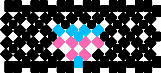 Trans heart - black,light blue,pink,trans,transgender,pride