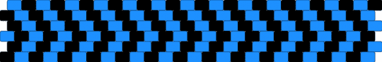 Scene-ish cuff - black, blue, light blue, scene, trippy