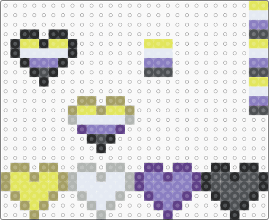 Enby/NonBinary stuff - gray,yellow,pink,gold,im,dumb,shes,a,lesbian,enby,heart,chain