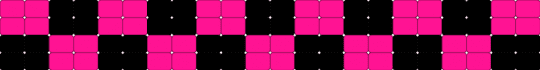 Checkered Cuff - pink,black,and