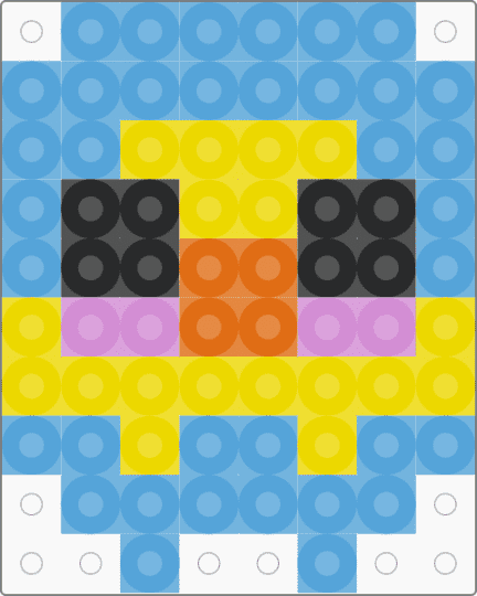 Yellow guy - light blue,yellow
