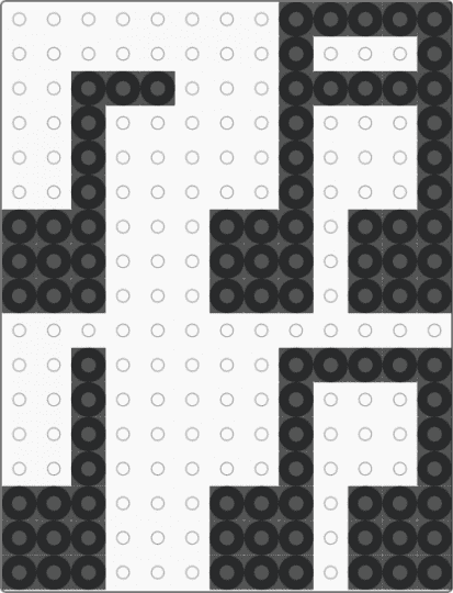 music note charms - black