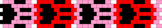 valentine paw cuff - pink,red