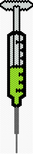 needle :3 - gray,green