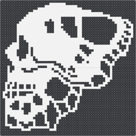 morph skull - skull,skeleton,moth,butterfly,spooky,gothic,eerie,intricate,black,white