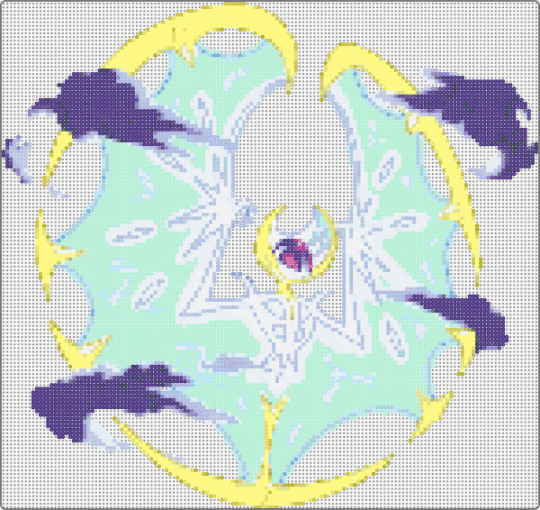 luna - yellow,light blue,purple,pink