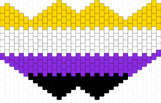 nonbinary full mask - yellow,purple