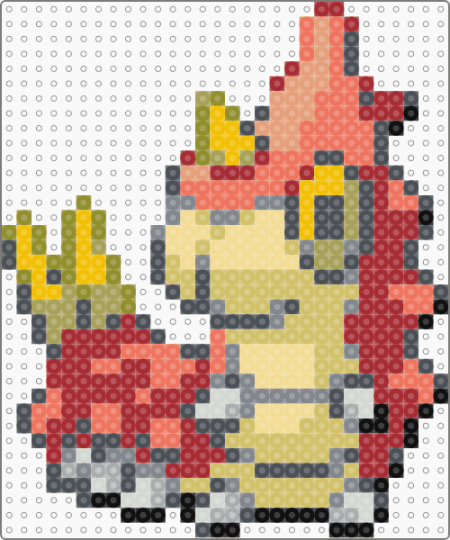 Wurmple - purple,yellow,red,pokemon,wurmple,bug,pixel,sprite,pokemon sprite,bug type,bug pokemon
