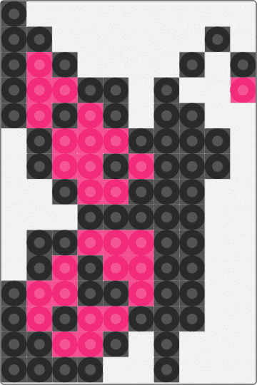 Butterfly - white,pink