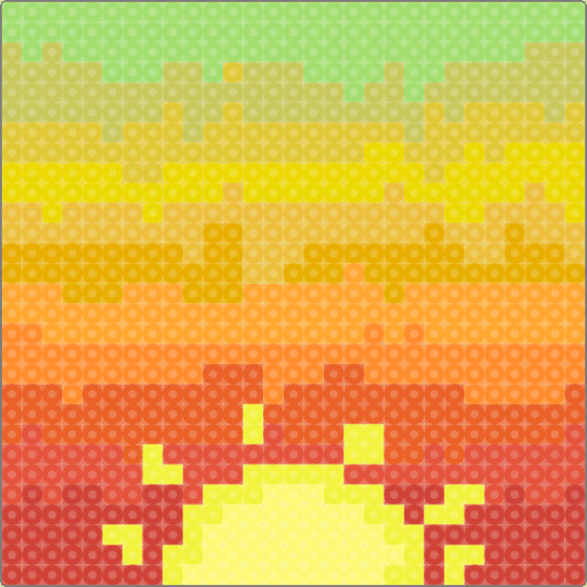 sunset - yellow,orange,cotdendings