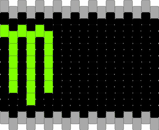 Mini monster can! - black,green,beige