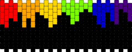 test1 - drippy,rainbow,dark,cuff,black