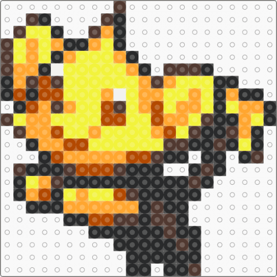 Shiny Shinx - yellow,orange,shinx,pokemon,lion,cute