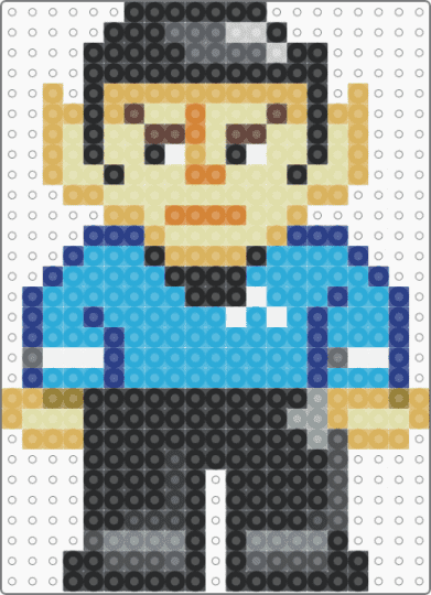 Spock Version 1 - yellow,orange,gray,light blue