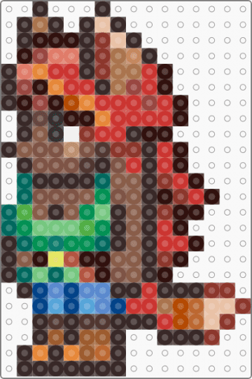 Zoologist Terraria - brown,red,tan,terraria,gaming,video game,furry,animal,cute,pixel,girl
